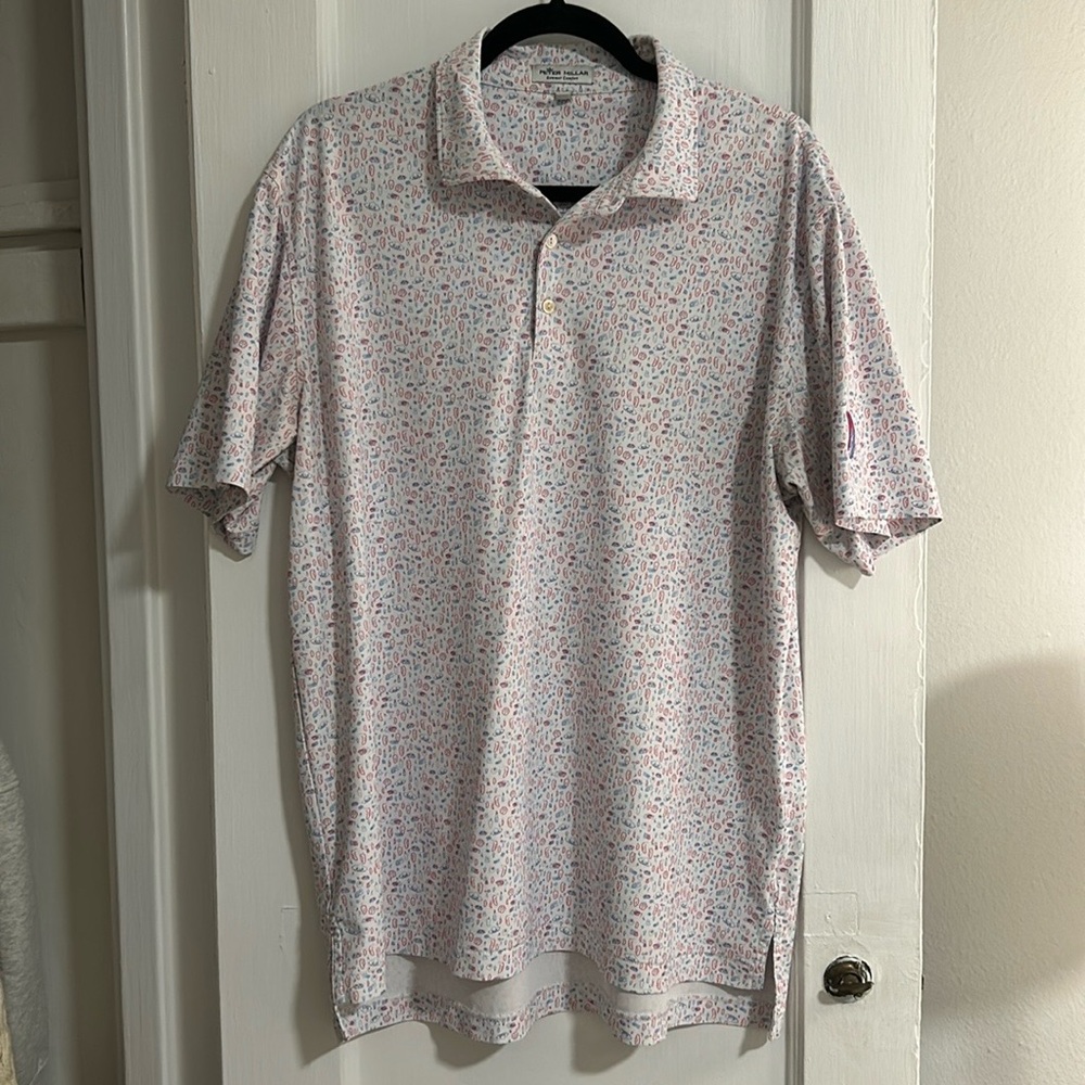 Peter millar summer comfort golf polo fiesta print